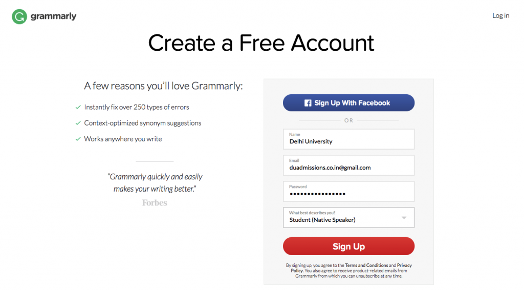 Create Grammarly Premium Account forver free